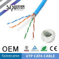 SIPU Good quality low price 23awg cat6 screen cable free tube cats